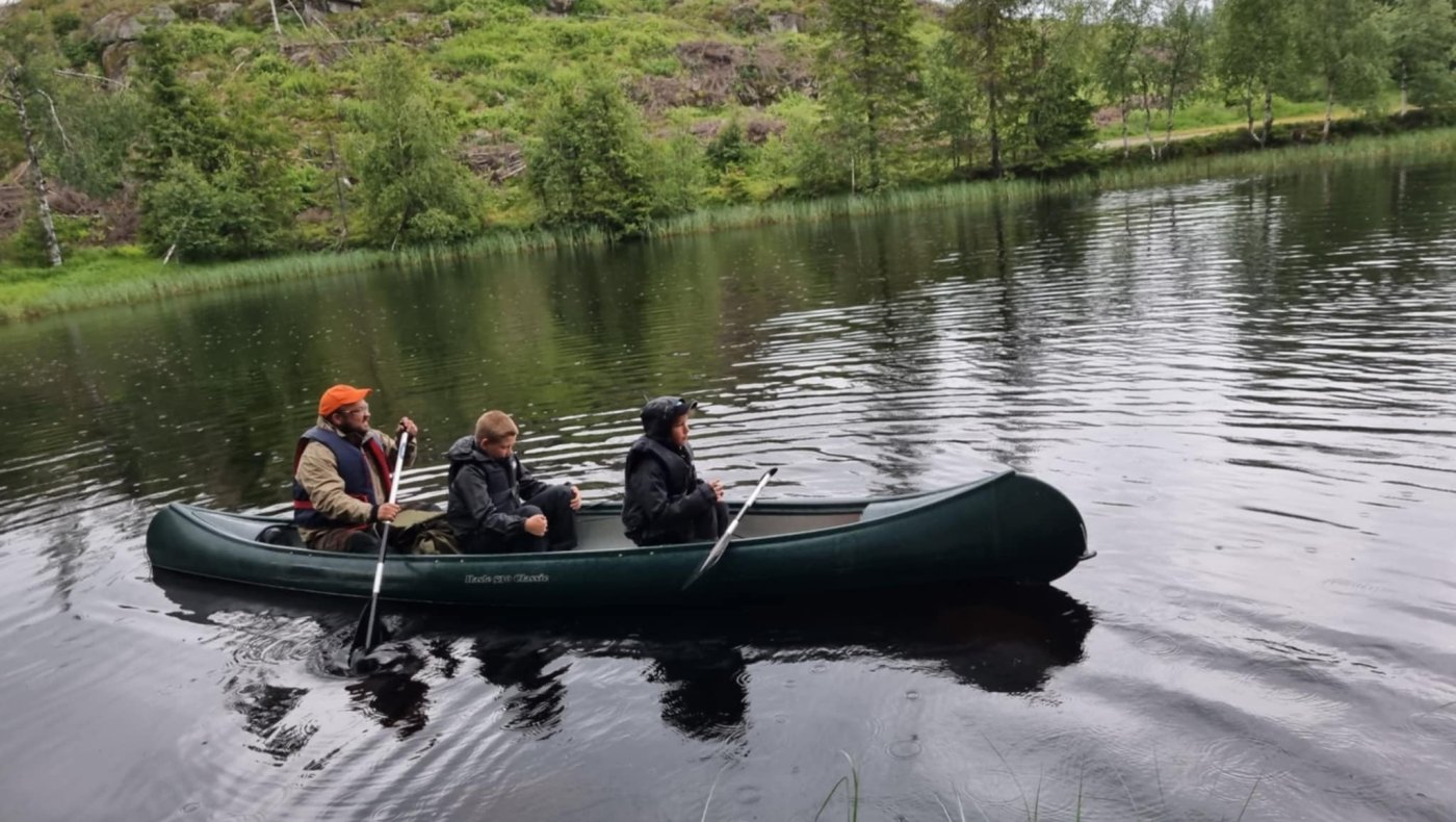 Kanotur på merkedammen 27.08.25