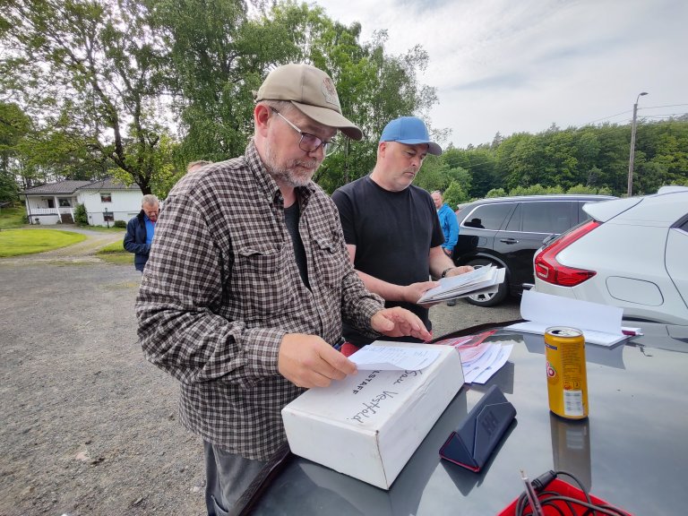 Bjarte Grimmen med full kontroll på registreringen