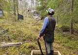 Jaktskytterskolen erfarne trener på haglebane 2 tirsdag 1 april 2025