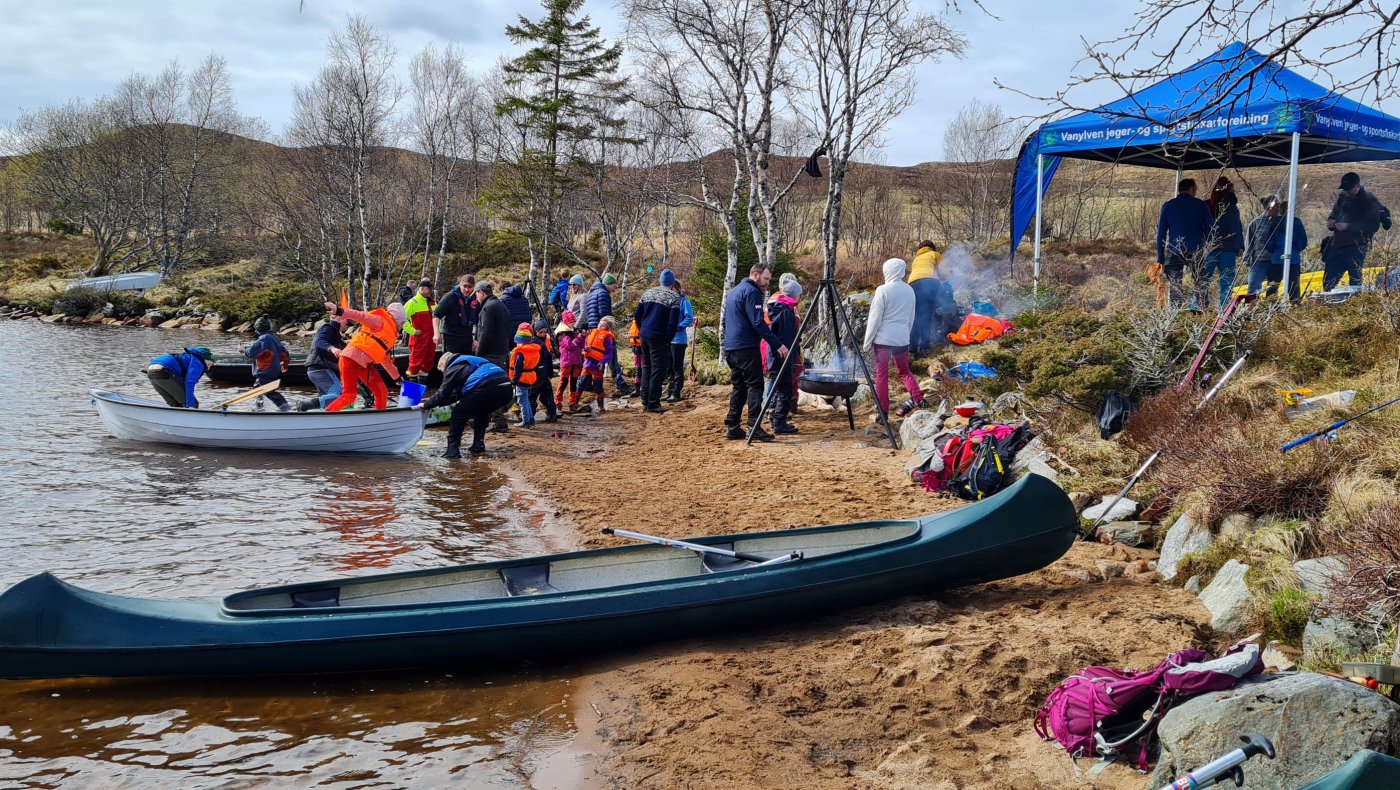 Familiedag på vikavatnet