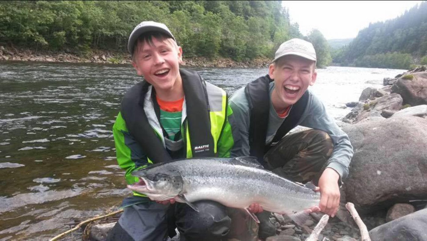Laksefiske for Ungdomsutvalget SJFF