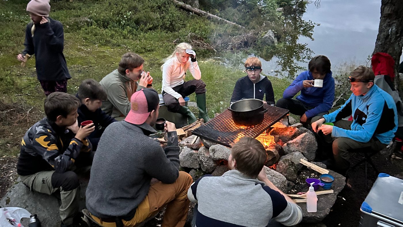 Kanotur gjennom Nordmarka for ungdom